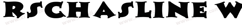 Rschasline Wd Bold字体转换